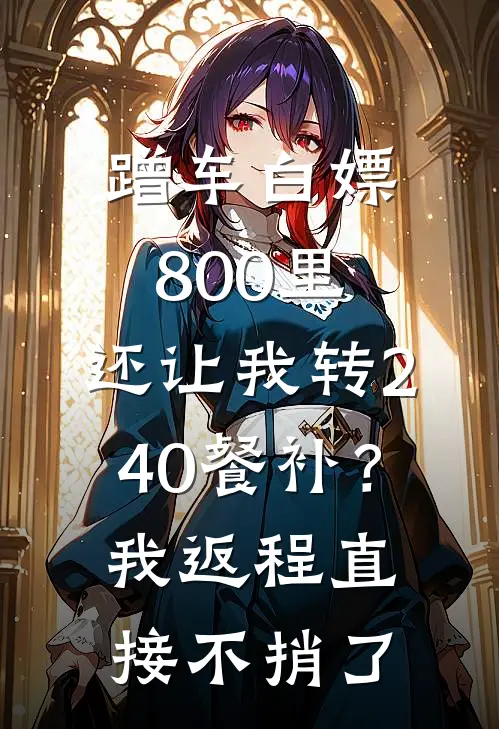 蹭车白嫖800里，还让我转240餐补？我返程直接不捎了