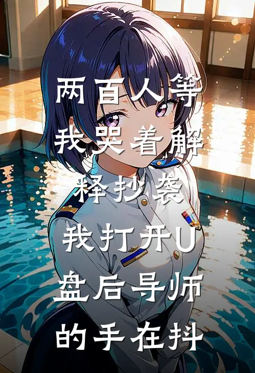 两百人等我哭着解释抄袭，我打开U盘后导师的手在抖
