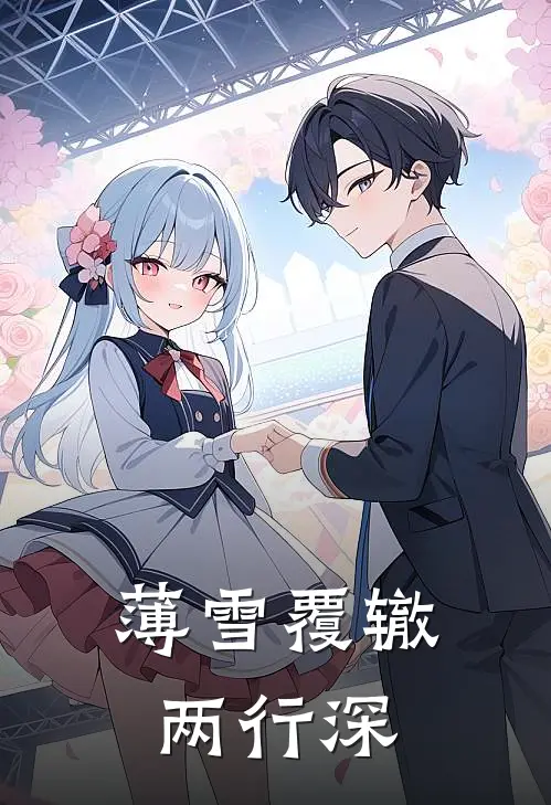 薄雪覆辙两行深