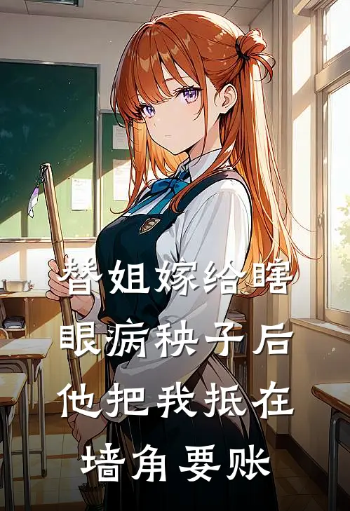 替姐嫁给瞎眼病秧子后，他把我抵在墙角要账