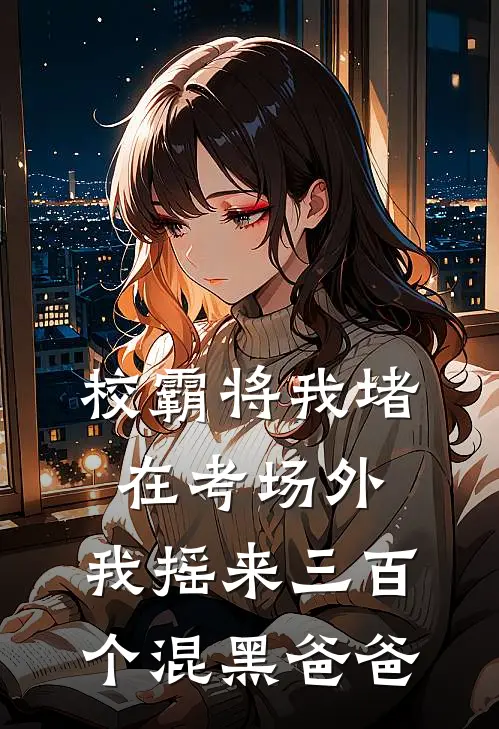 校霸将我堵在考场外，我摇来三百个混黑爸爸