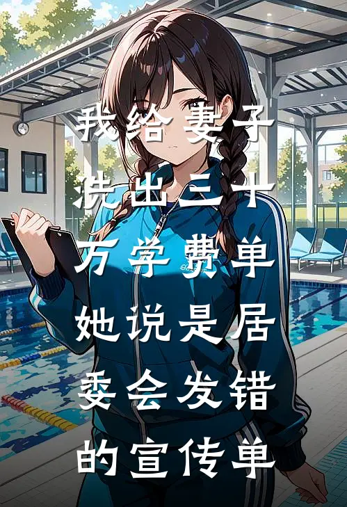 我给妻子洗出三十万学费单，她说是居委会发错的宣传单