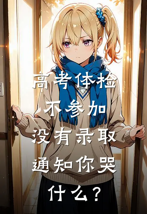 高考体检不参加，没有录取通知你哭什么？