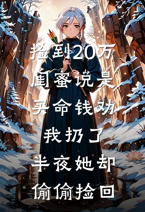 捡到20万，闺蜜说是买命钱劝我扔了，半夜她却偷偷捡回
