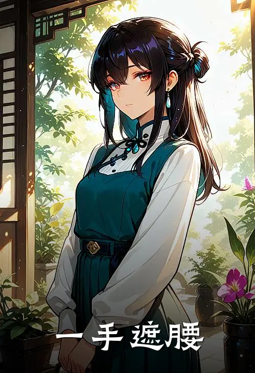 一手遮腰