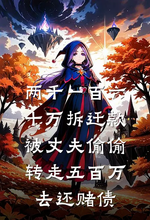 两千一百六十万拆迁款，被丈夫偷偷转走五百万去还赌债