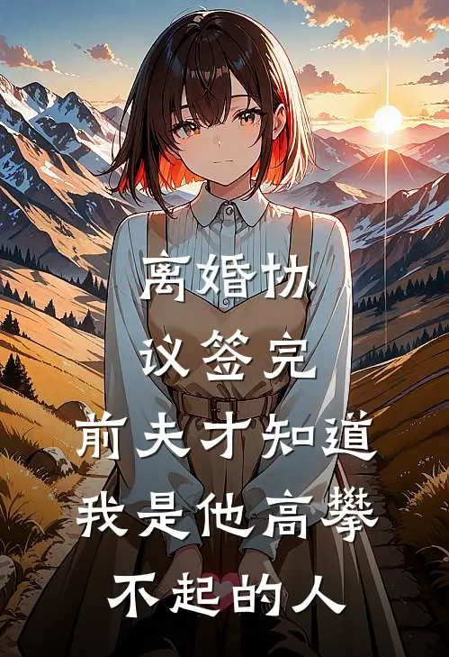 离婚协议签完，前夫才知道我是他高攀不起的人